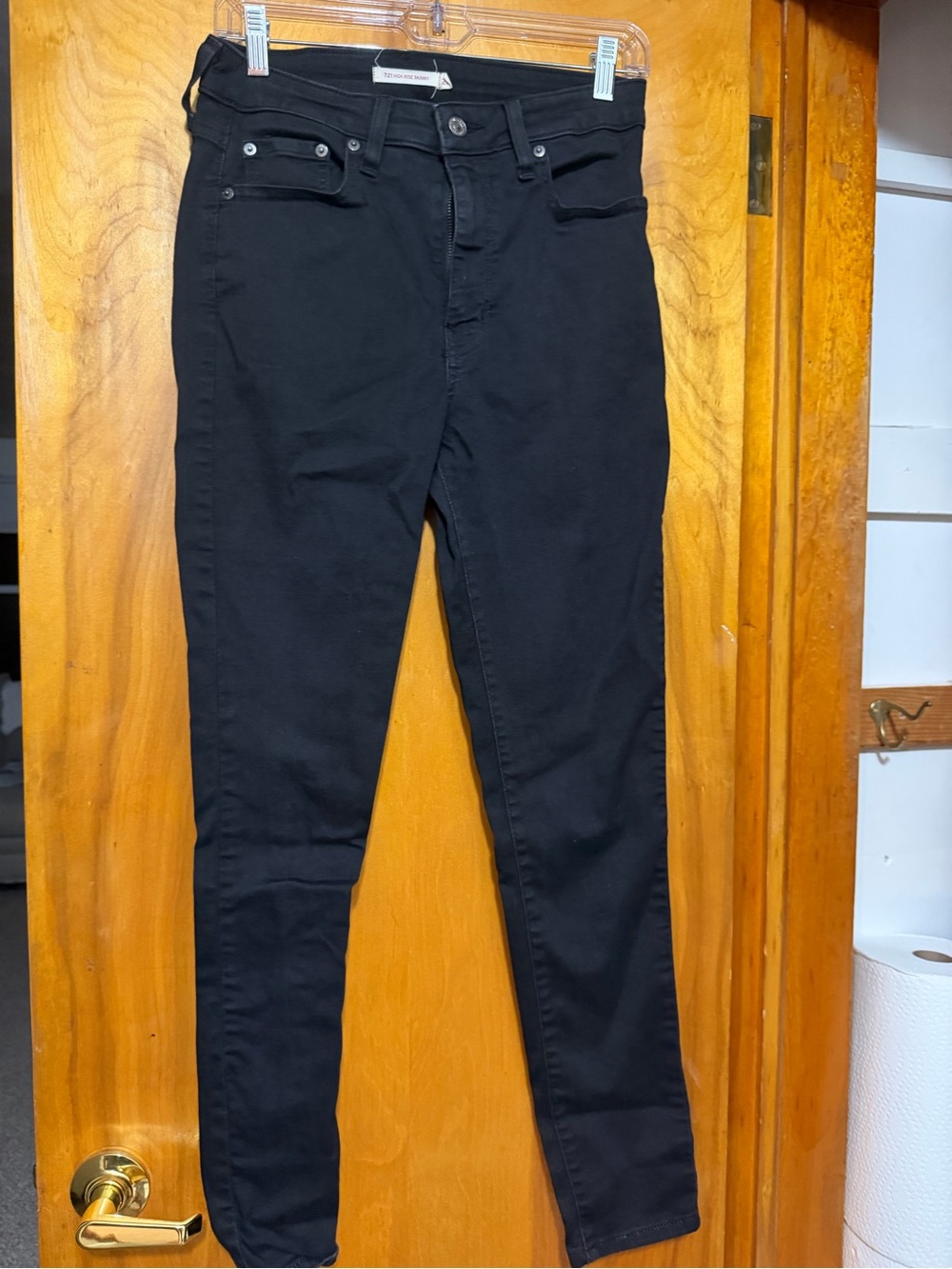 Levi's Black Skinny High-Rise Jeans